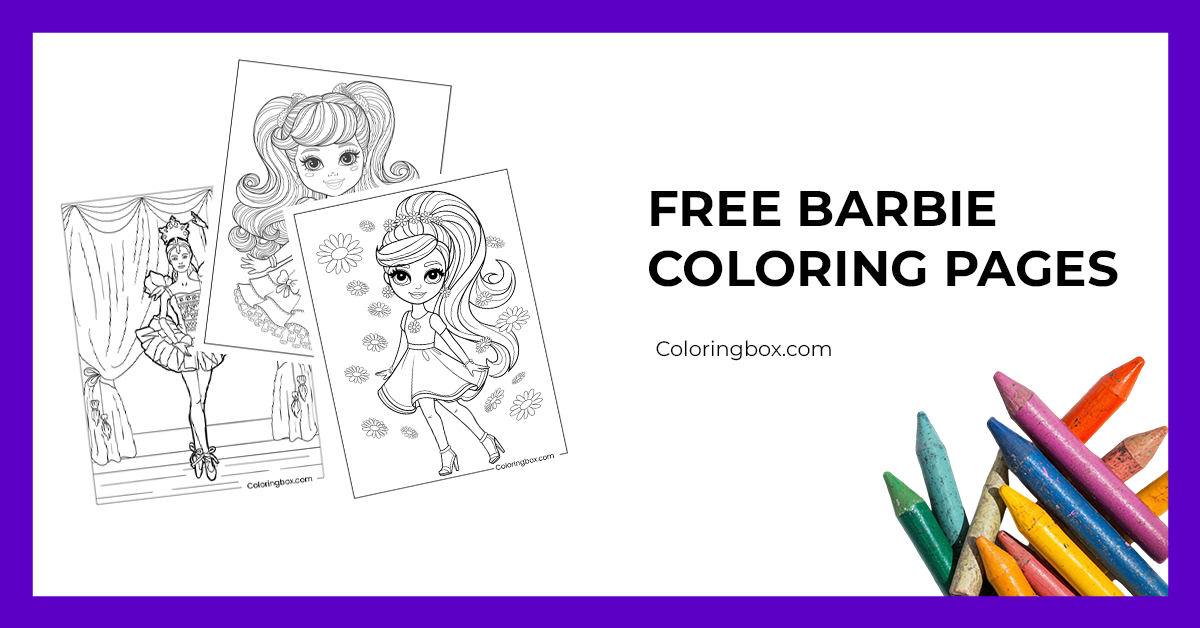 Free Barbie Coloring Pages (Printables & Festive For All Ages)