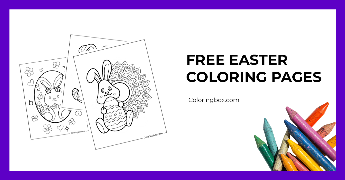 Easter Coloring Pages (Free Printables for Kids & Adults)