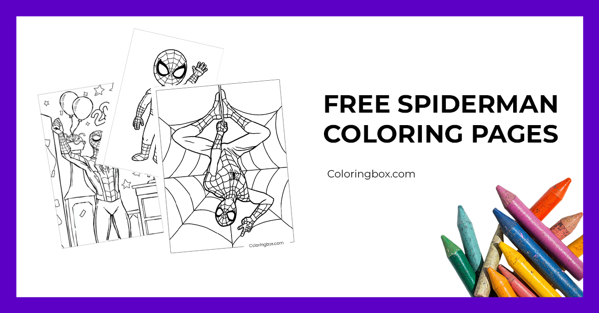 Free Spider-Man Coloring Pages to Download & Print For All Ages