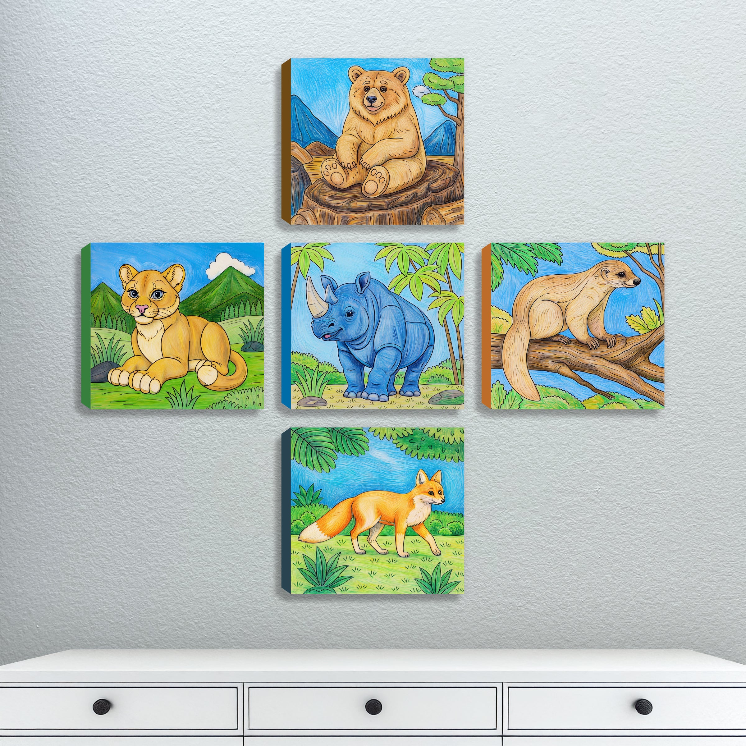 Wild Creatures (5-Pack)