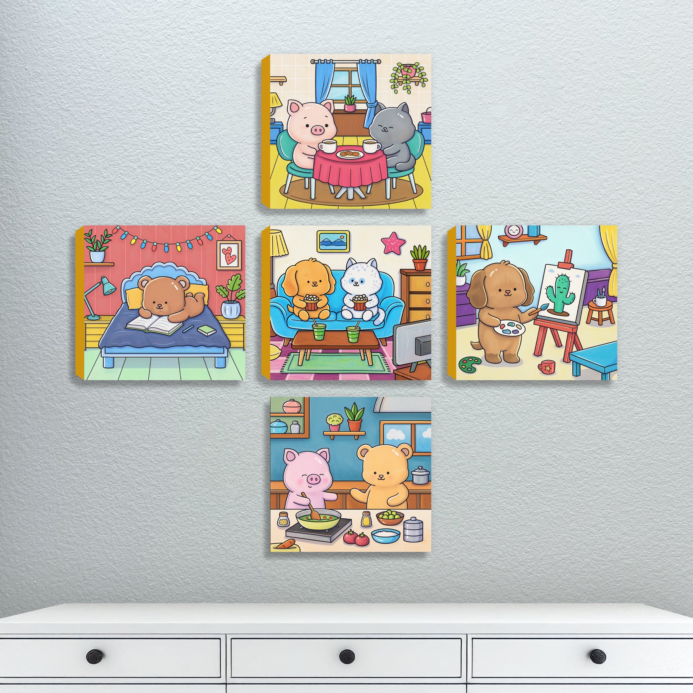 Cozy Friends (5-Pack)