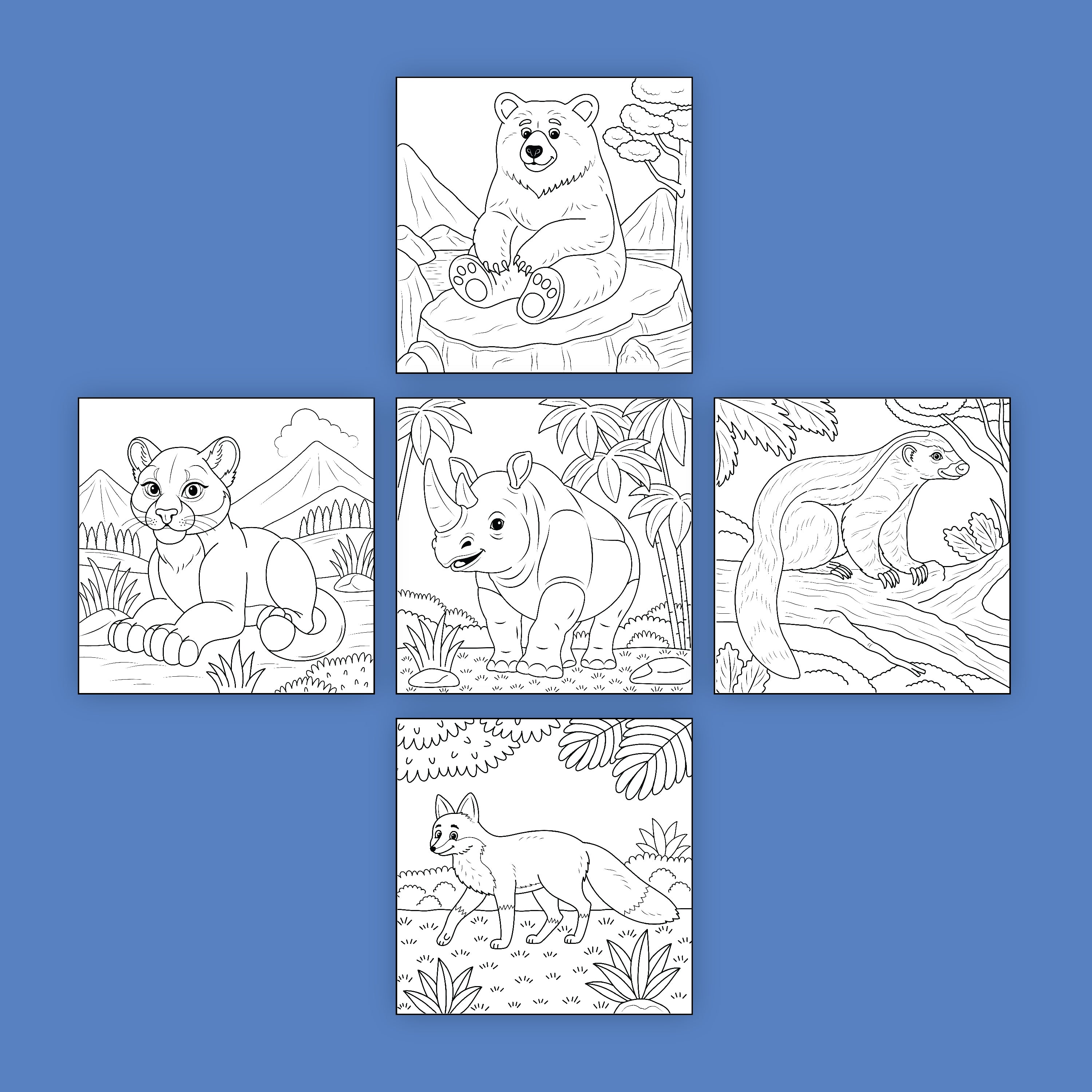 Wild Creatures (5-Pack)