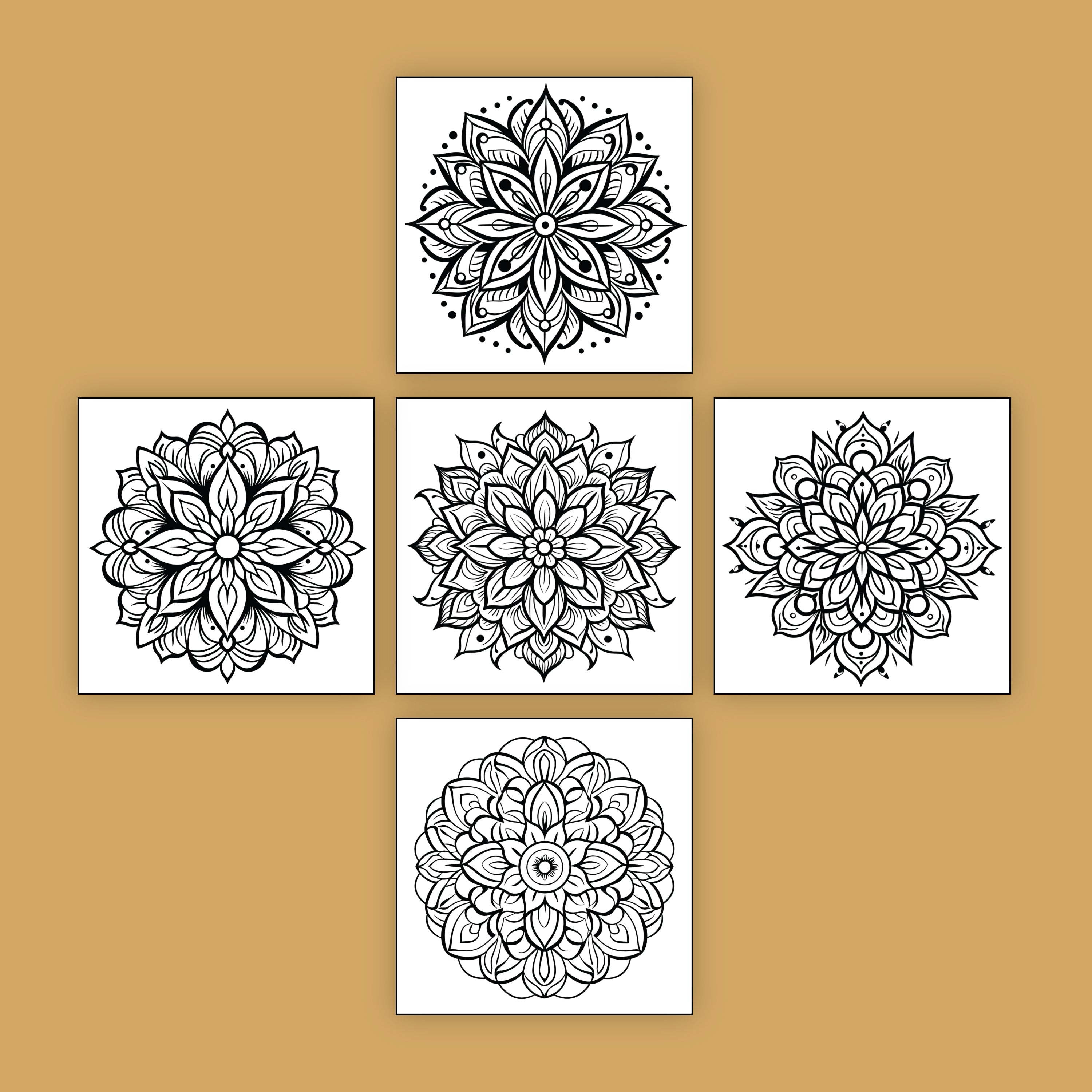 Mindful Mandalas (5-Pack)
