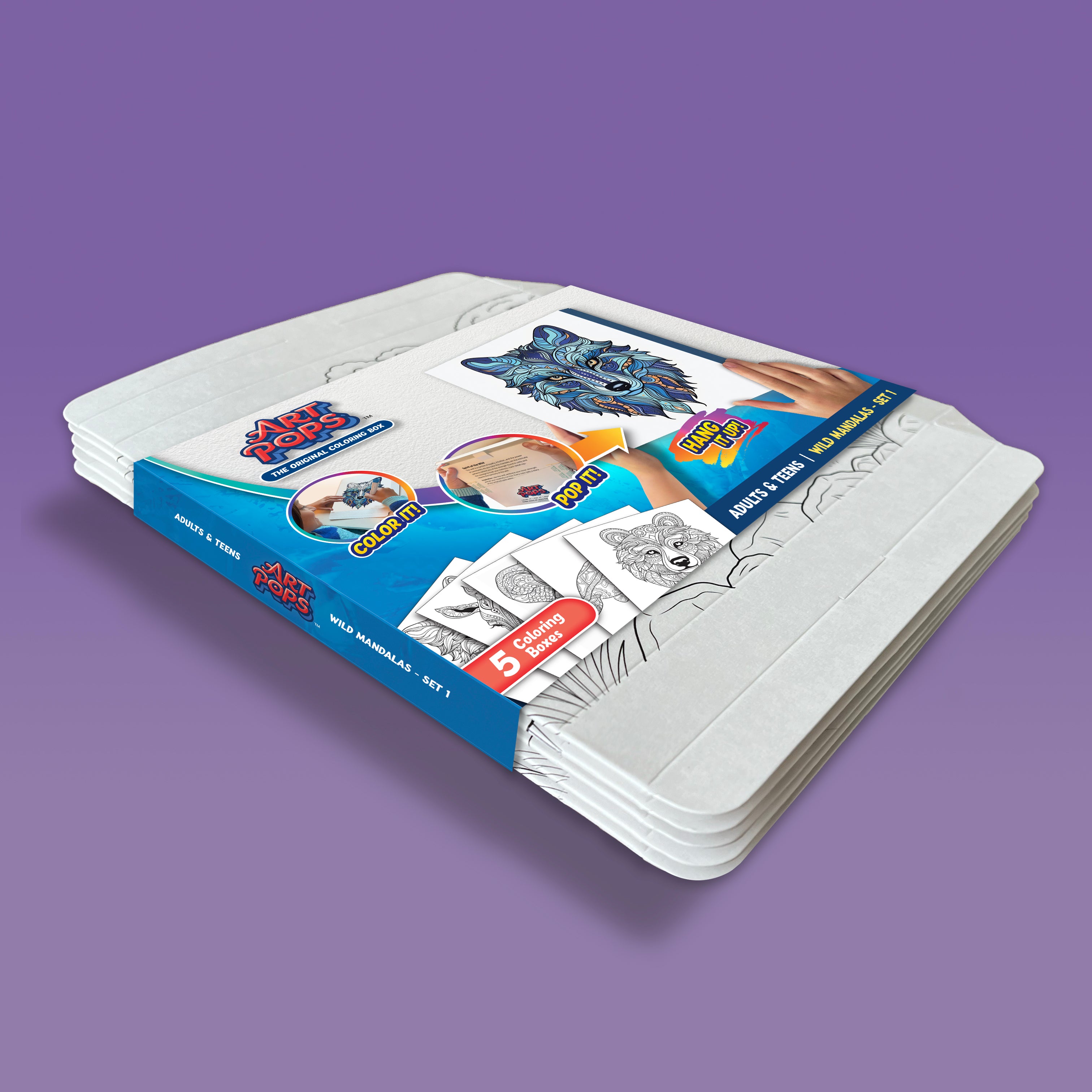 Wild Mandalas (5-Pack)